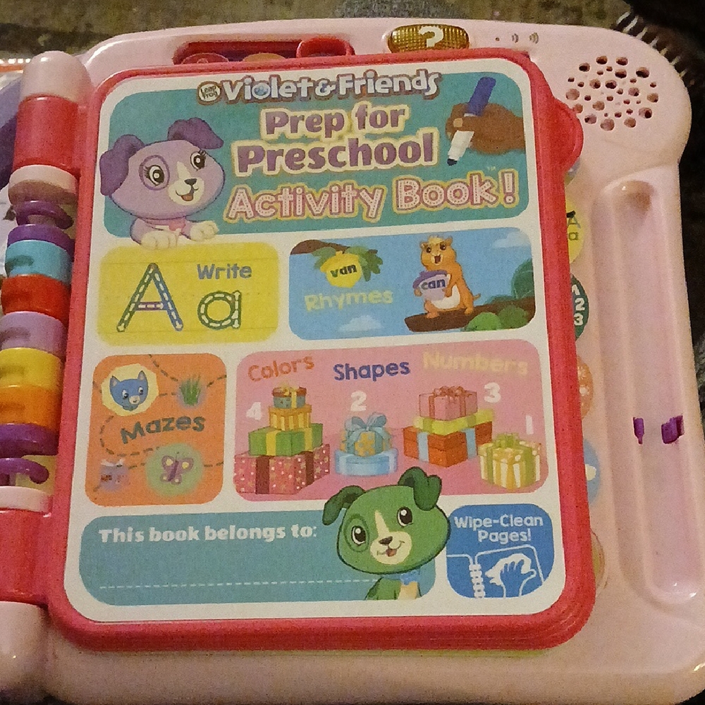 ❤️ FINAL REDUCTION  LeapFrog Violet and Friends Prep for Preschool Activity Book
